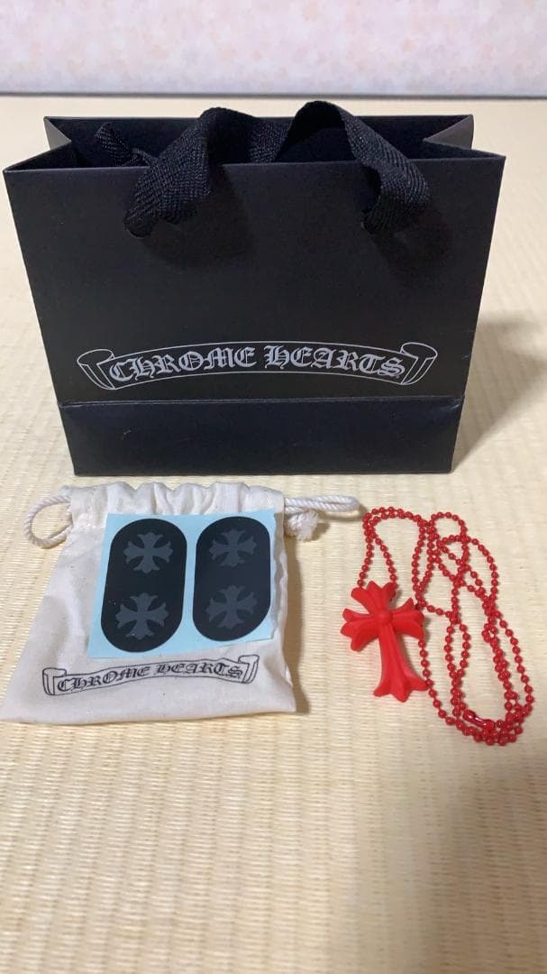 CHROME HEARTS ネックレス レッド
