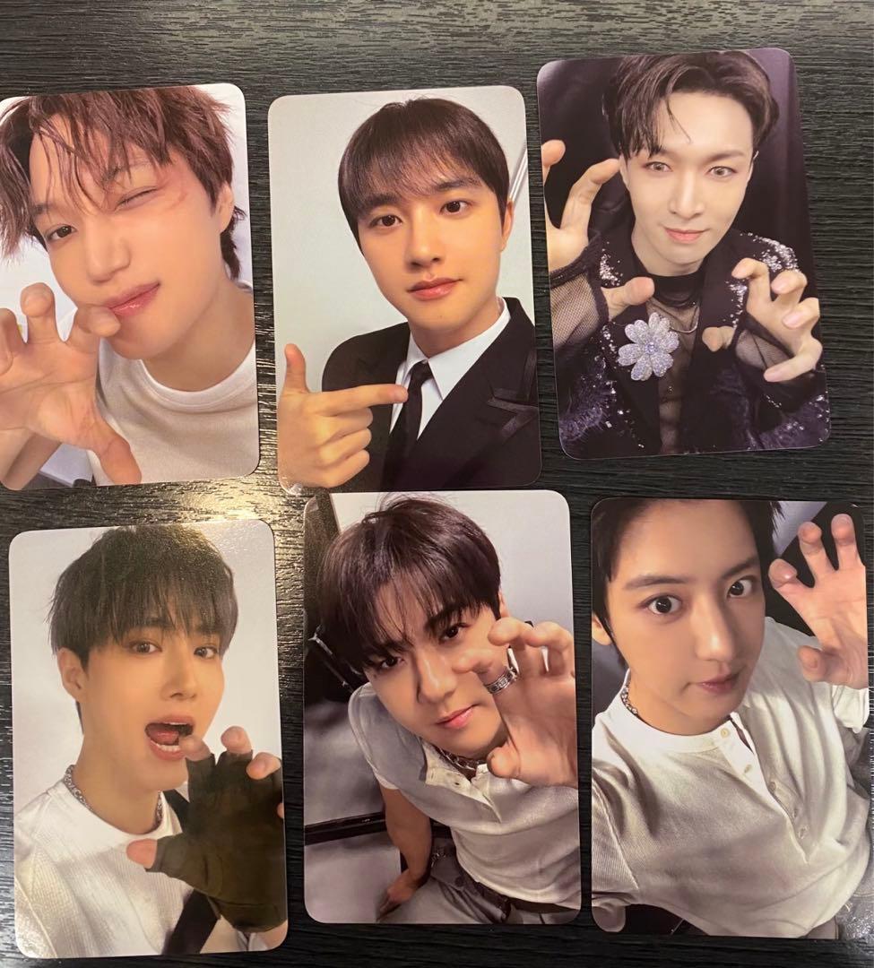exo トレカ　showcase ktown4u 六枚セット