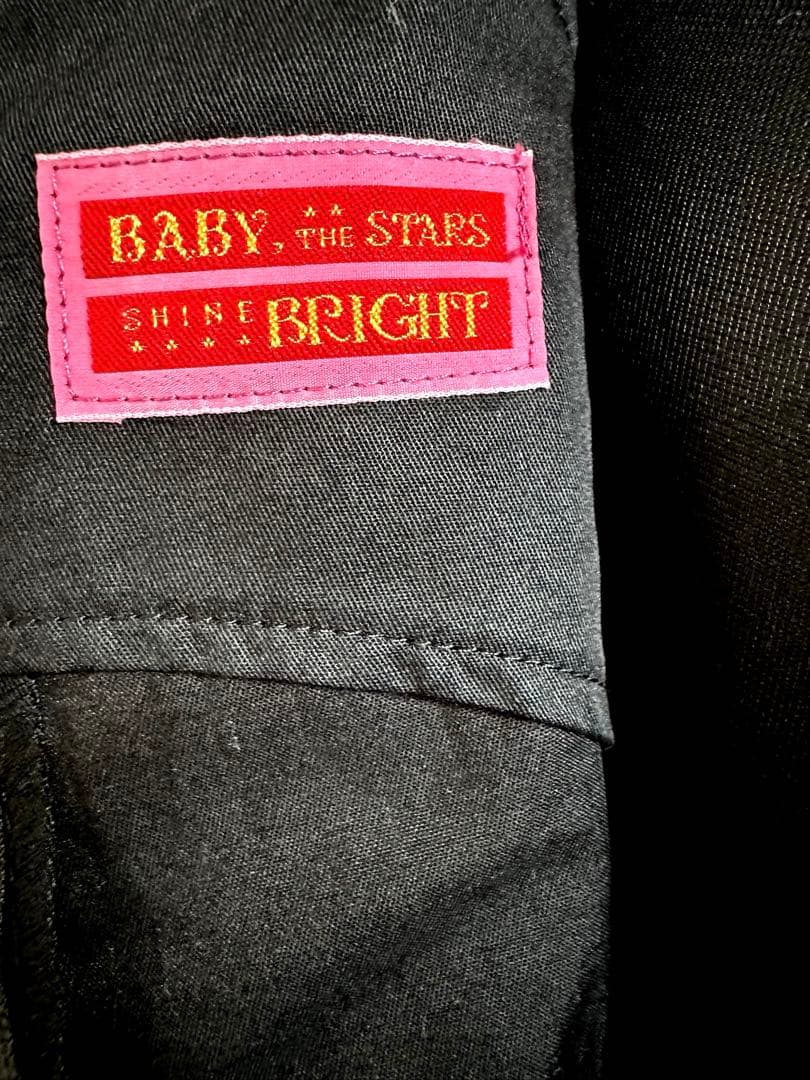 BABY 裾スカラップジャンパースカート（旧型）JSK 黒白 ブラック