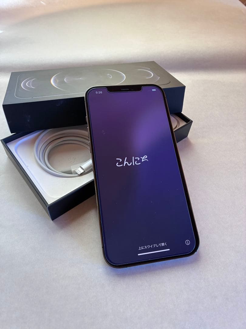 iPhone 12 pro max グラファイト 本体 箱 ケーブル