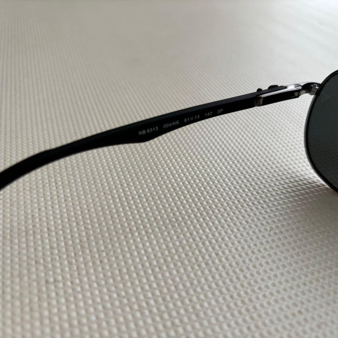Ray-Ban サングラス グレー レンズ 黒フレーム 付属品あり 保証書あり