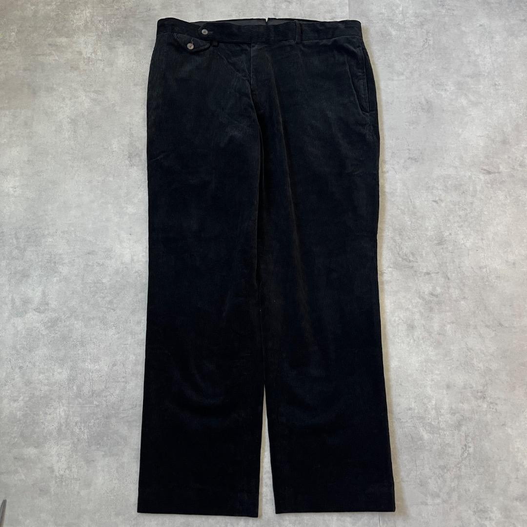 ポロバイ ラルフローレン W38 ポロチノ コーデュロイ 古着 黒 17812