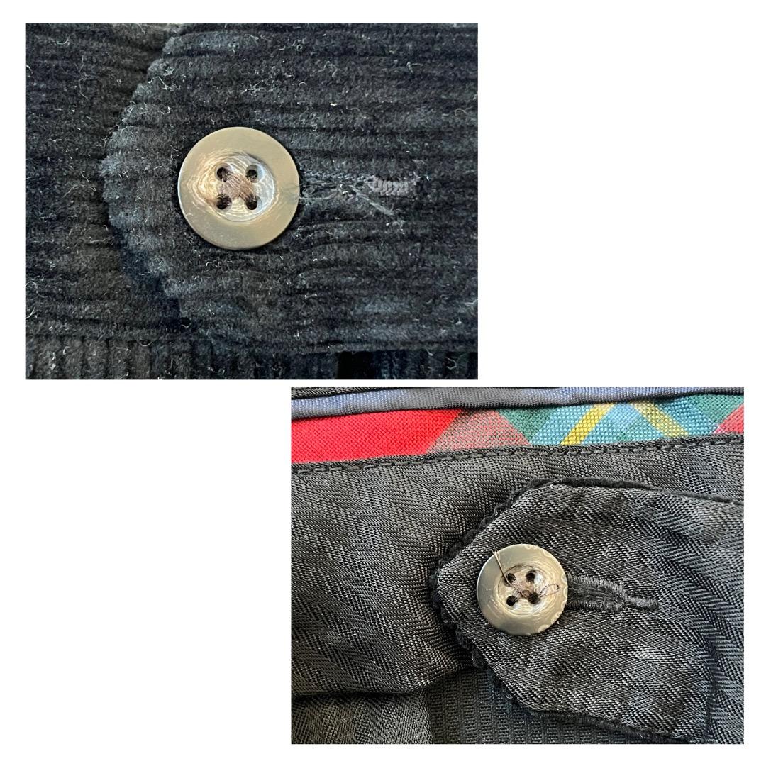 ポロバイ ラルフローレン W38 ポロチノ コーデュロイ 古着 黒 17812