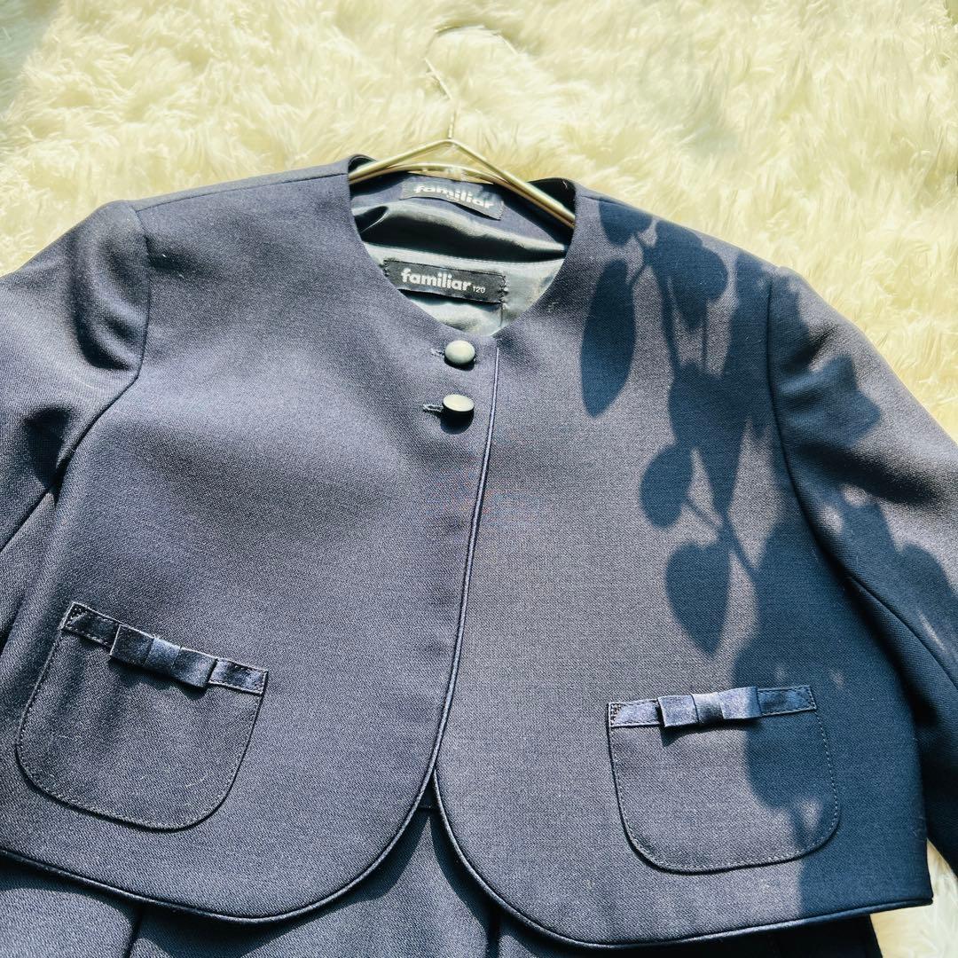 【美品】ファミリア　フォーマル　アンサンブル　お受験　ワンピース
