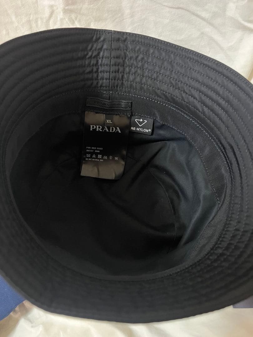 PRADA プラダ　Re-Nylon バケットハット ブラック　未使用！