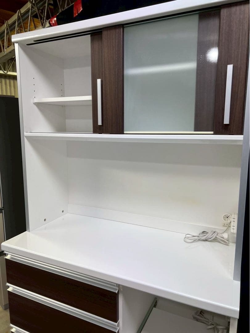 創愛ファニチュア ティーノ100 食器棚 レンジボードW99