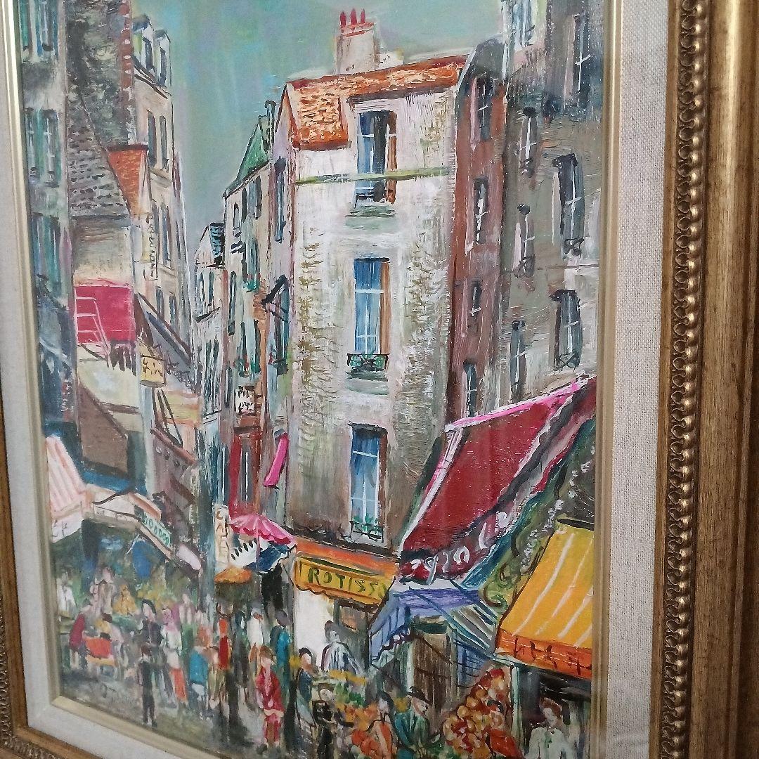 小澤勇寿郎　ムフタール　美品の油絵です