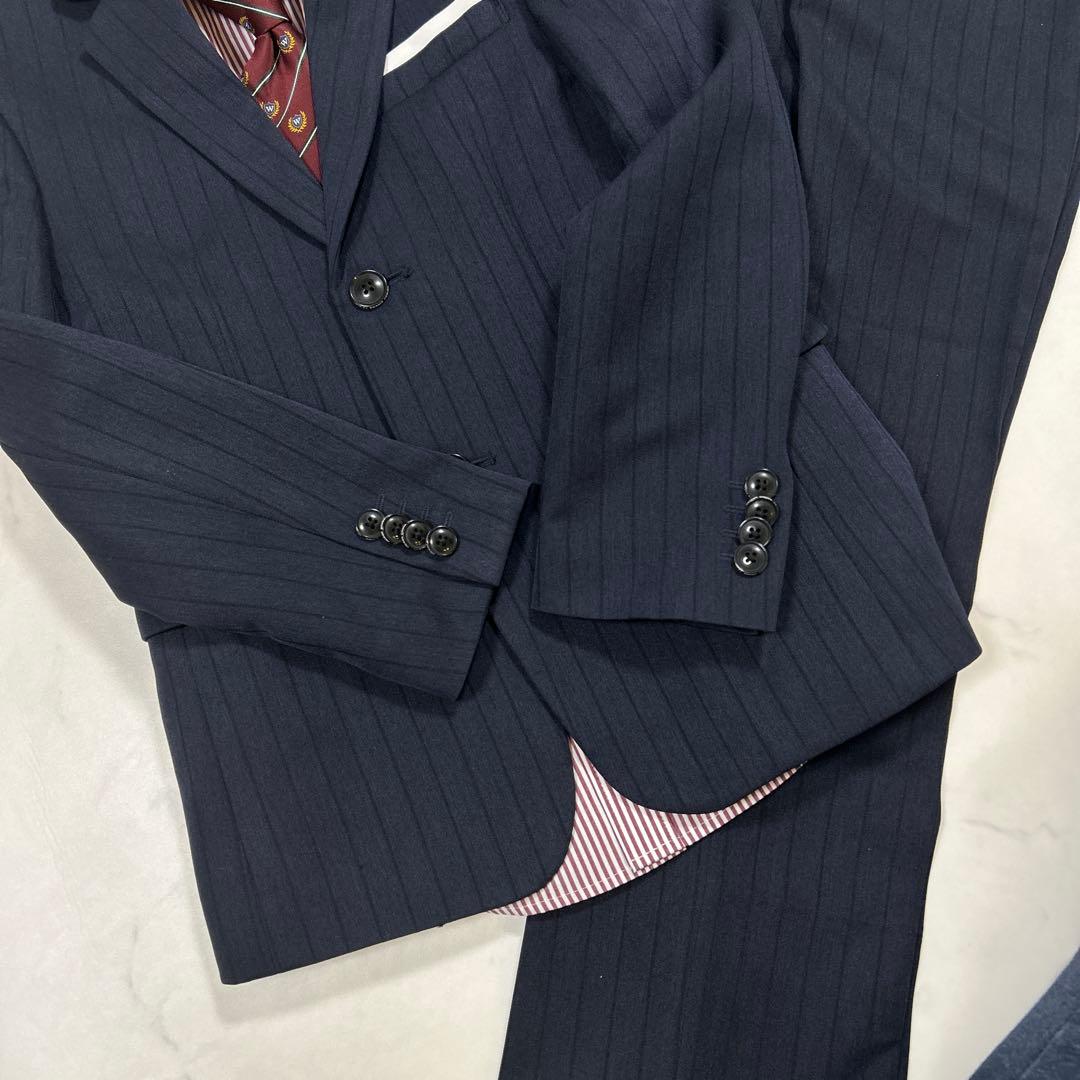 極美品】ウォルツバイビームスデザイン セットアップ フォーマル ネイビー 140