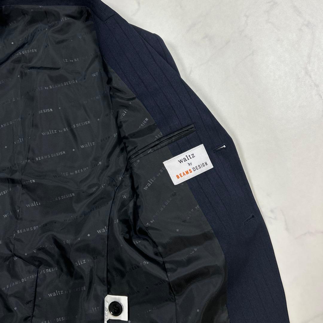 極美品】ウォルツバイビームスデザイン セットアップ フォーマル ネイビー 140