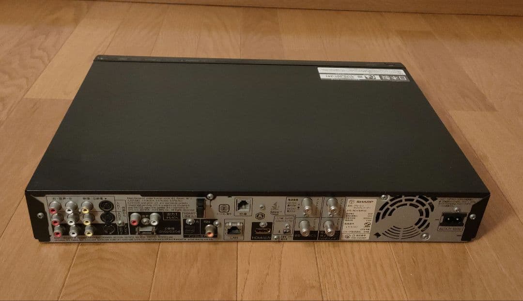 SHARP ブルーレイレコーダー BD-HDW32 320GB 互換リモコン付⑥