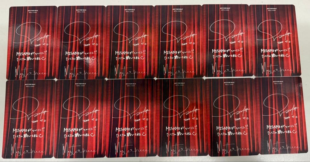 TWICE MISAMO ミナ Masterpiece ハイタッチトレカ 12枚