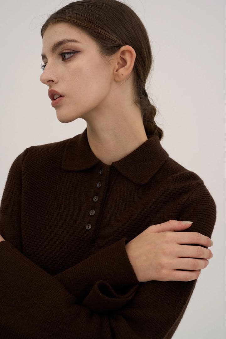 【新品】 THE TOE Reims Flare Onepiece ブラウン