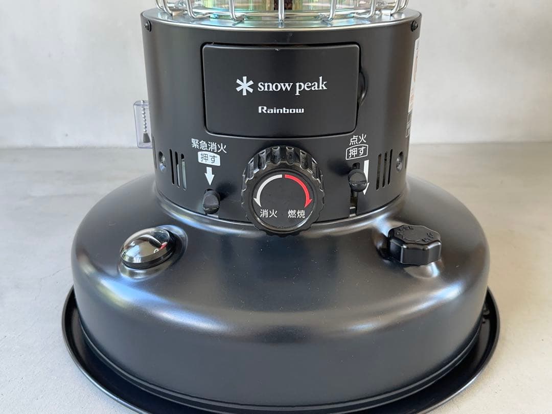 【美品】スノーピーク  peak レインボーストーブ ブラック 取説付き