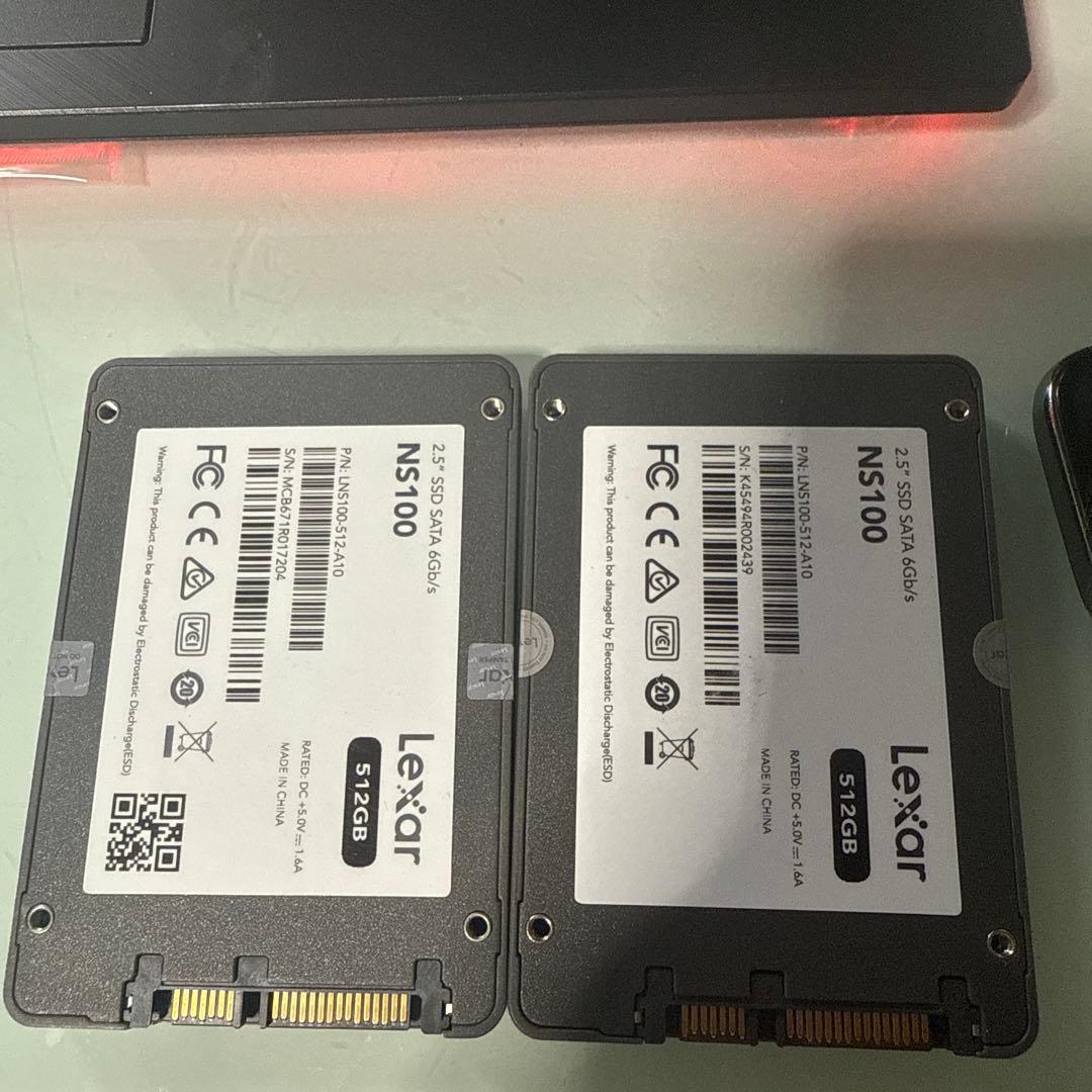 Ssd 512gbx2個