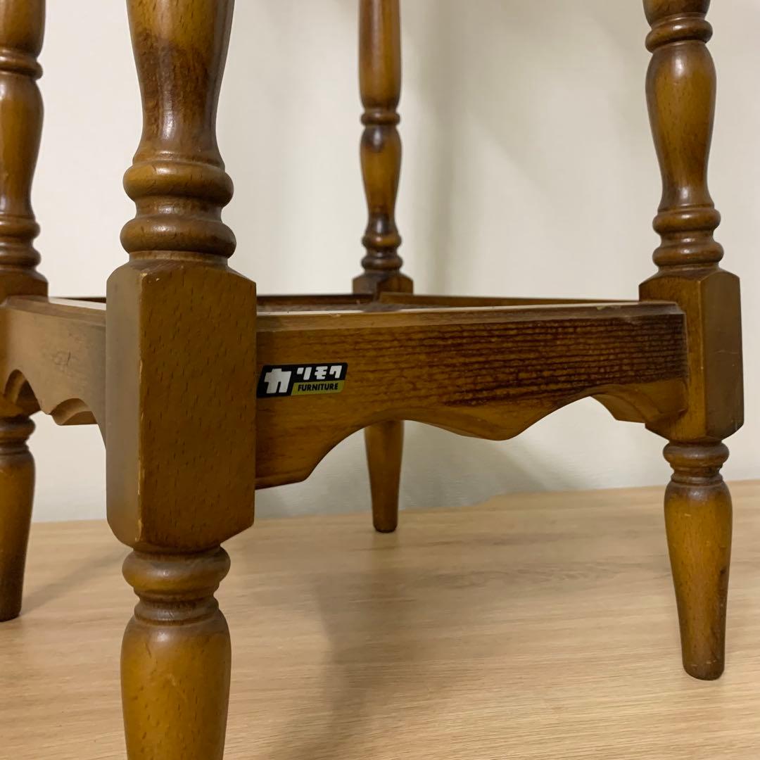 karimoku オールドカリモク サイドテーブル 花台 電話台 ヴィンテージ