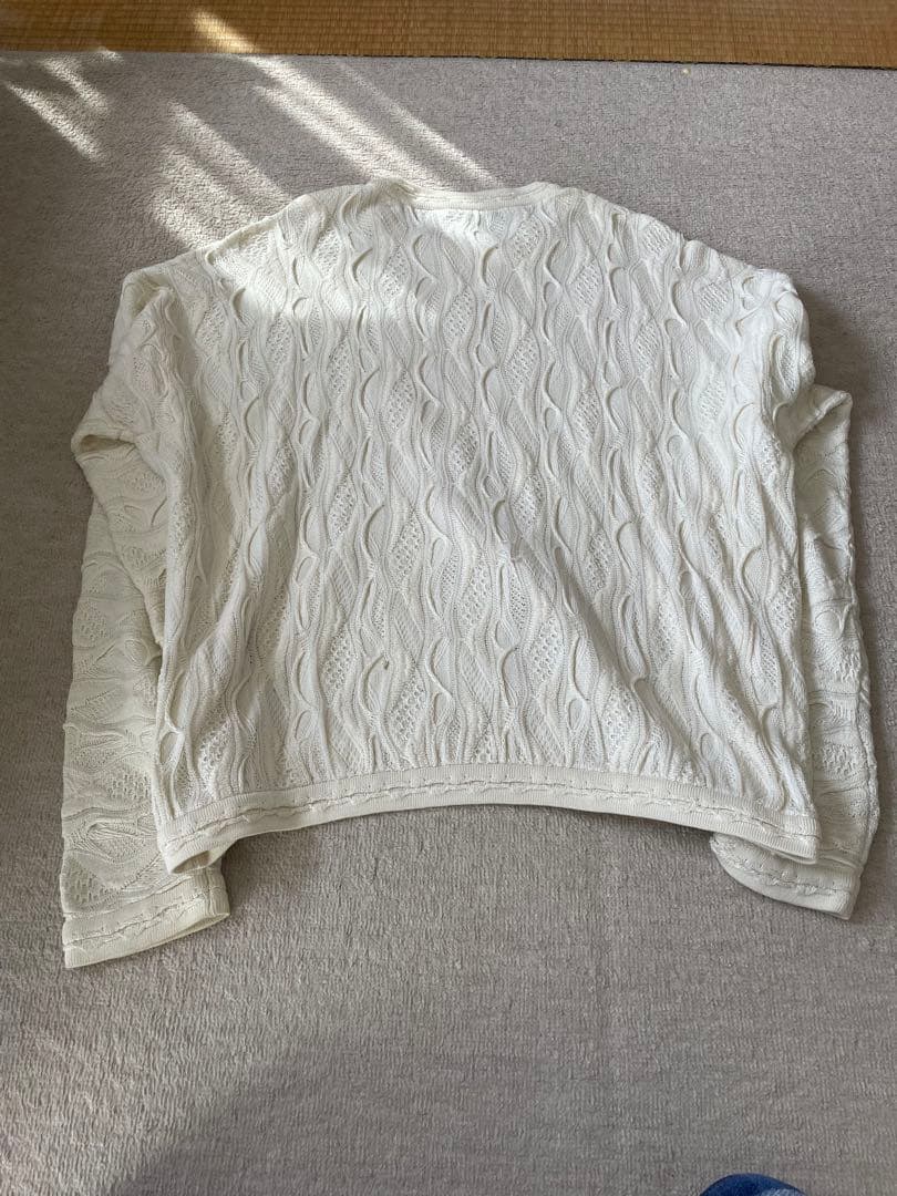 COOGI 単色　白　ニット