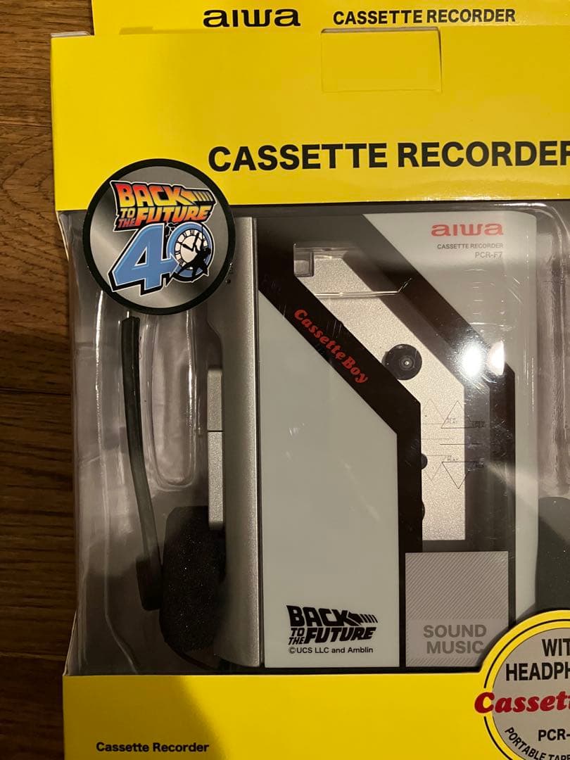 バック・トゥ・ザ・フューチャー aiwa カセットレコーダー PCR-F7.