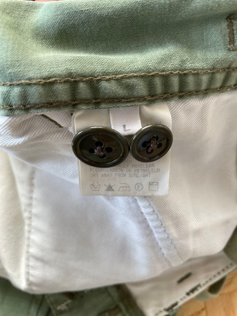 ロンハーマン RHCヴィンテージ クロップド カーゴパンツ L オリーブグリーン