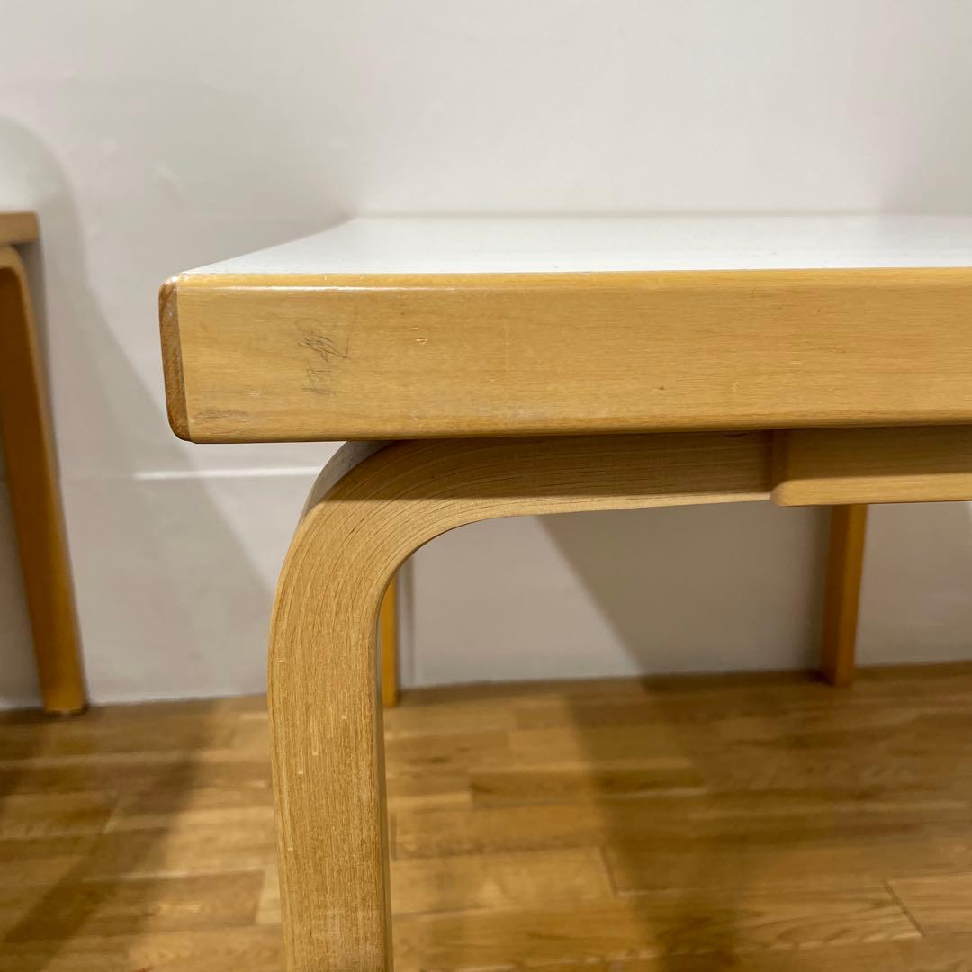 Artekテーブル81B 120x75x71(H)ホワイトラミネート　アアルト