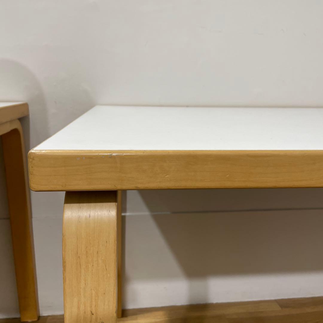 Artekテーブル81B 120x75x71(H)ホワイトラミネート　アアルト