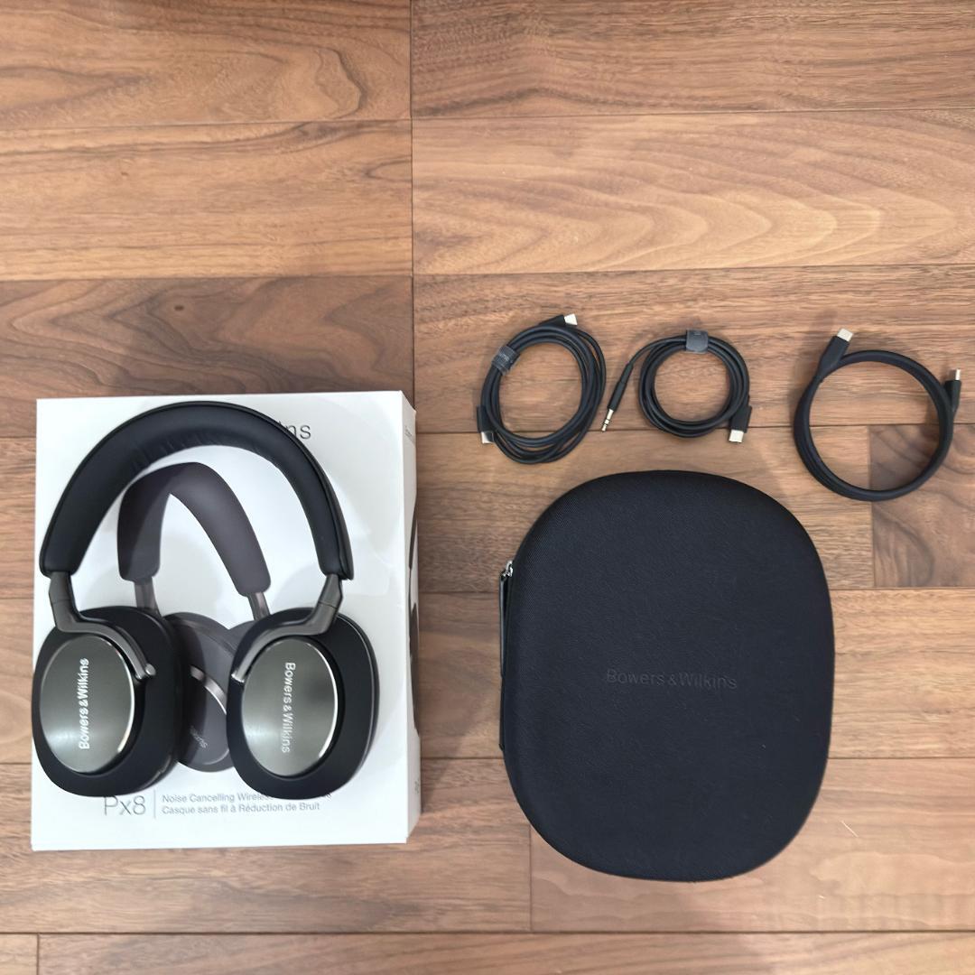 Bowers & Wilkins「B&W」PX8 ブラック ほぼ新品・おまけ付き