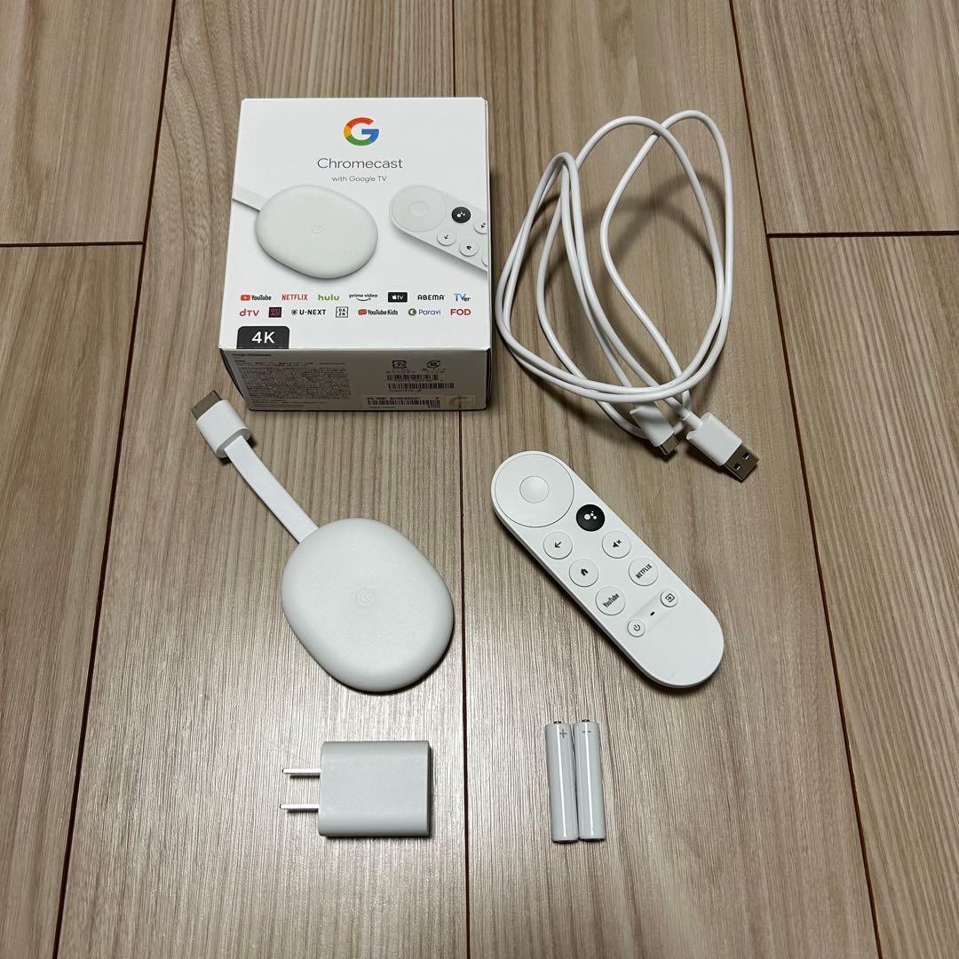 Google Chromecast 4K 美品
