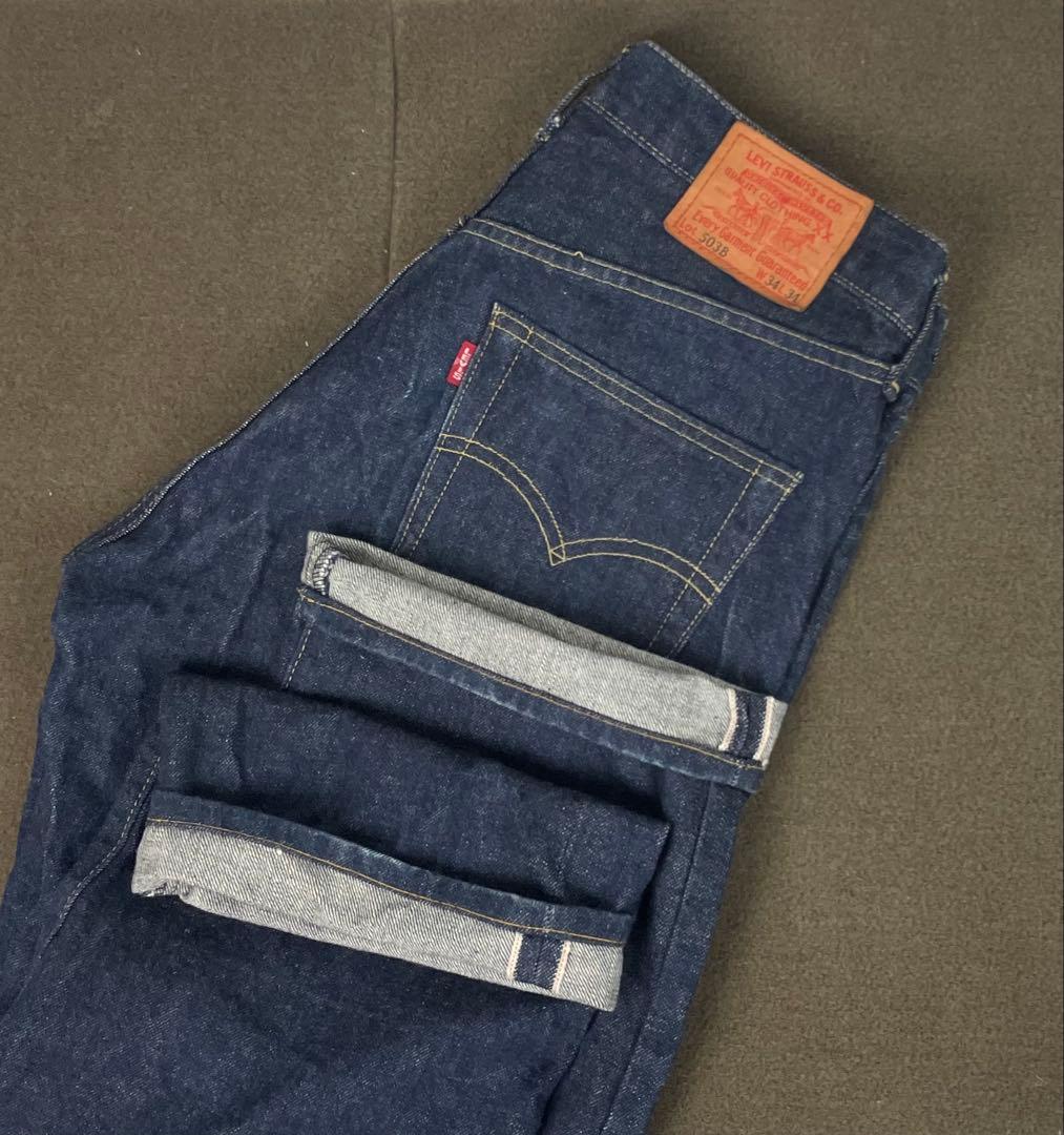 リーバイス 503BXX 日本製 ヴィンテージ 復刻 34 赤耳 ビッグE 濃紺
