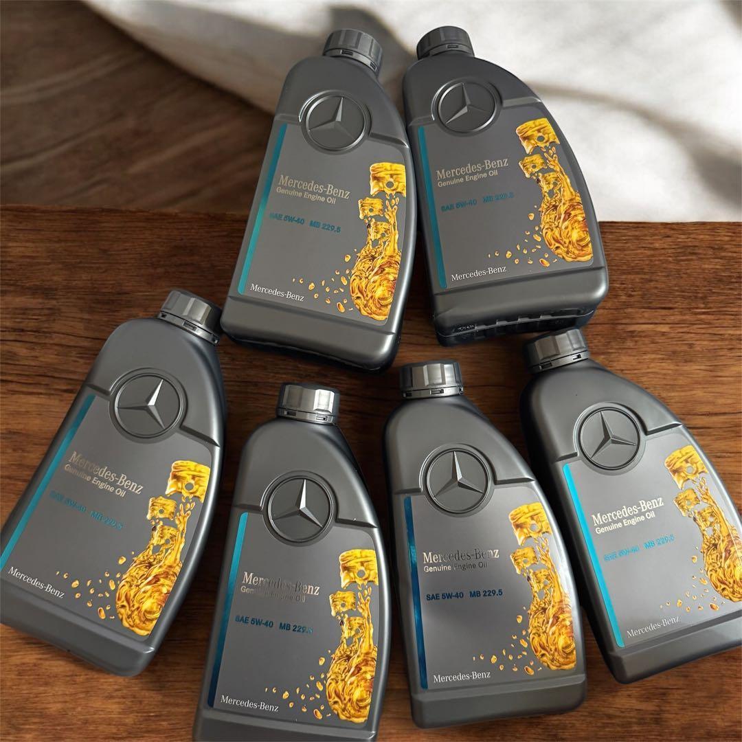 Mercedes-Benz エンジンオイル 1L SAE 5W-40 6L