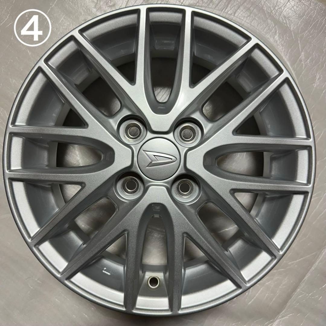 4本セット　14インチ　ダイハツ純正　オプション　ホイール　シルバー　美品