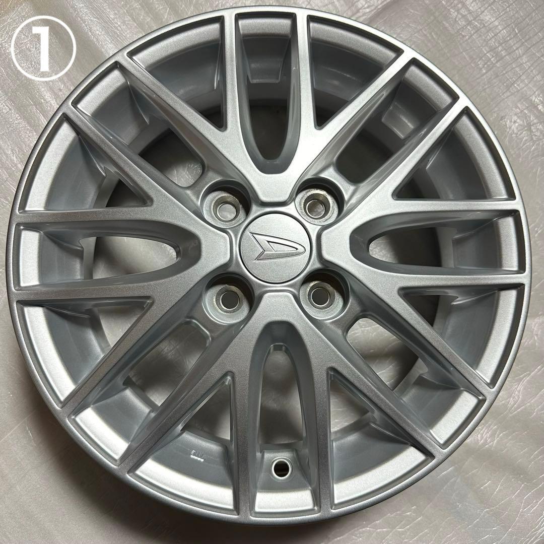 4本セット　14インチ　ダイハツ純正　オプション　ホイール　シルバー　美品