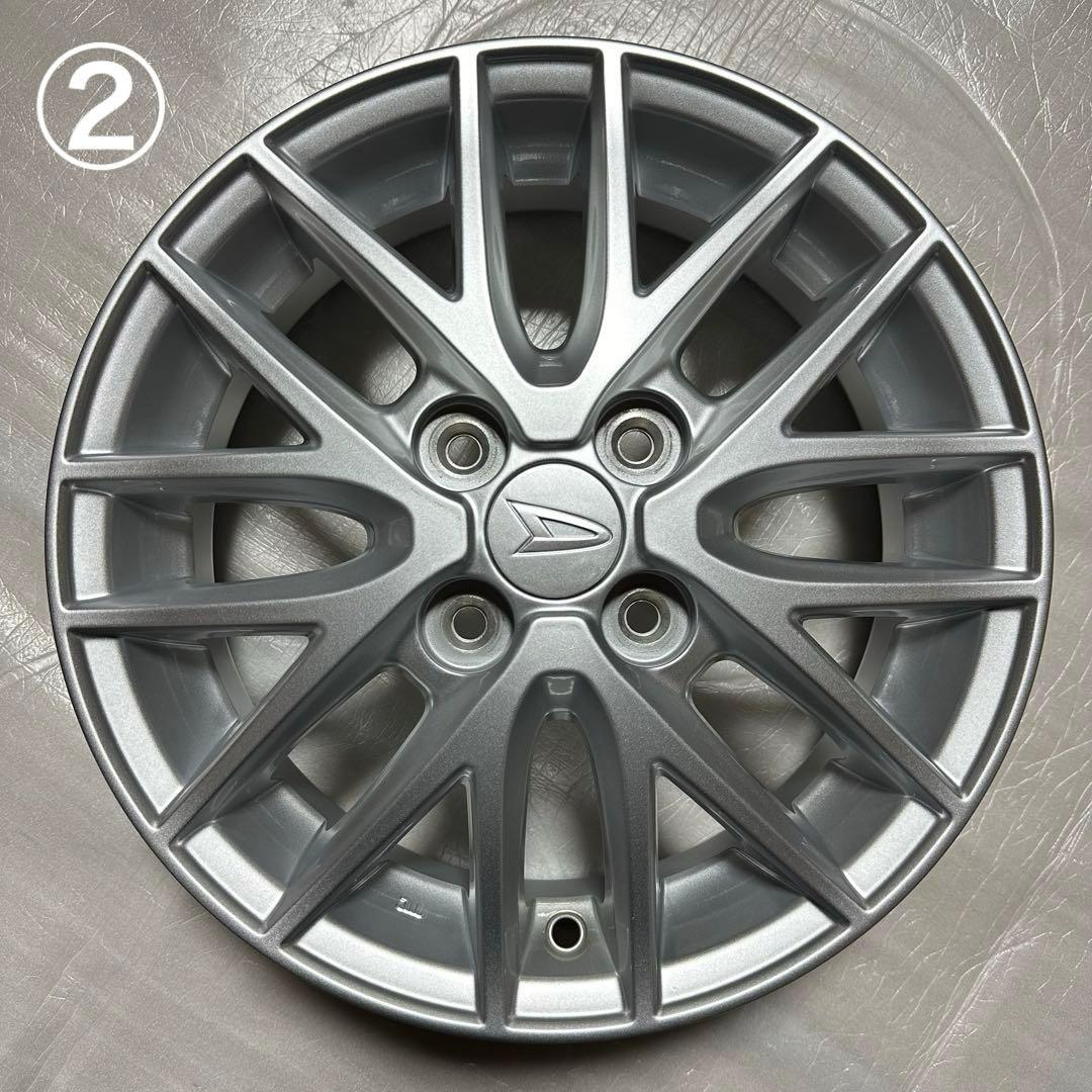 4本セット　14インチ　ダイハツ純正　オプション　ホイール　シルバー　美品