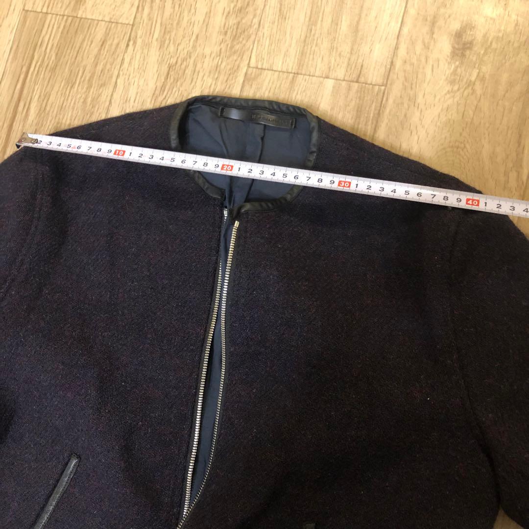 TOMORROWLAND ノーカラージャケット ダークネイビー