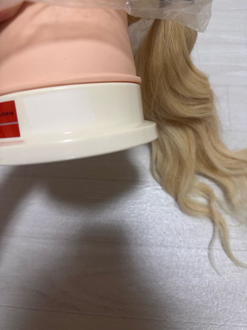 レジーナ LJ-002G ver.2金髪ブロンドウィッグヘアアレンジ美容学生実習