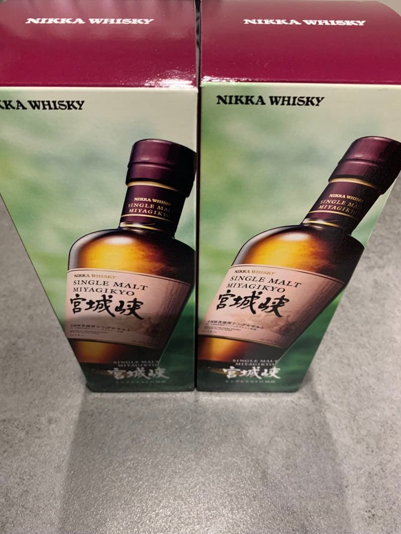新品　宮城峡　ウィスキー　2本　箱付き