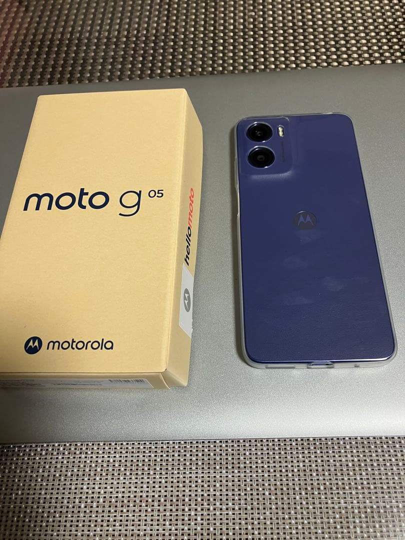 motorola moto g 05 フレッシュラベンダーケース付き