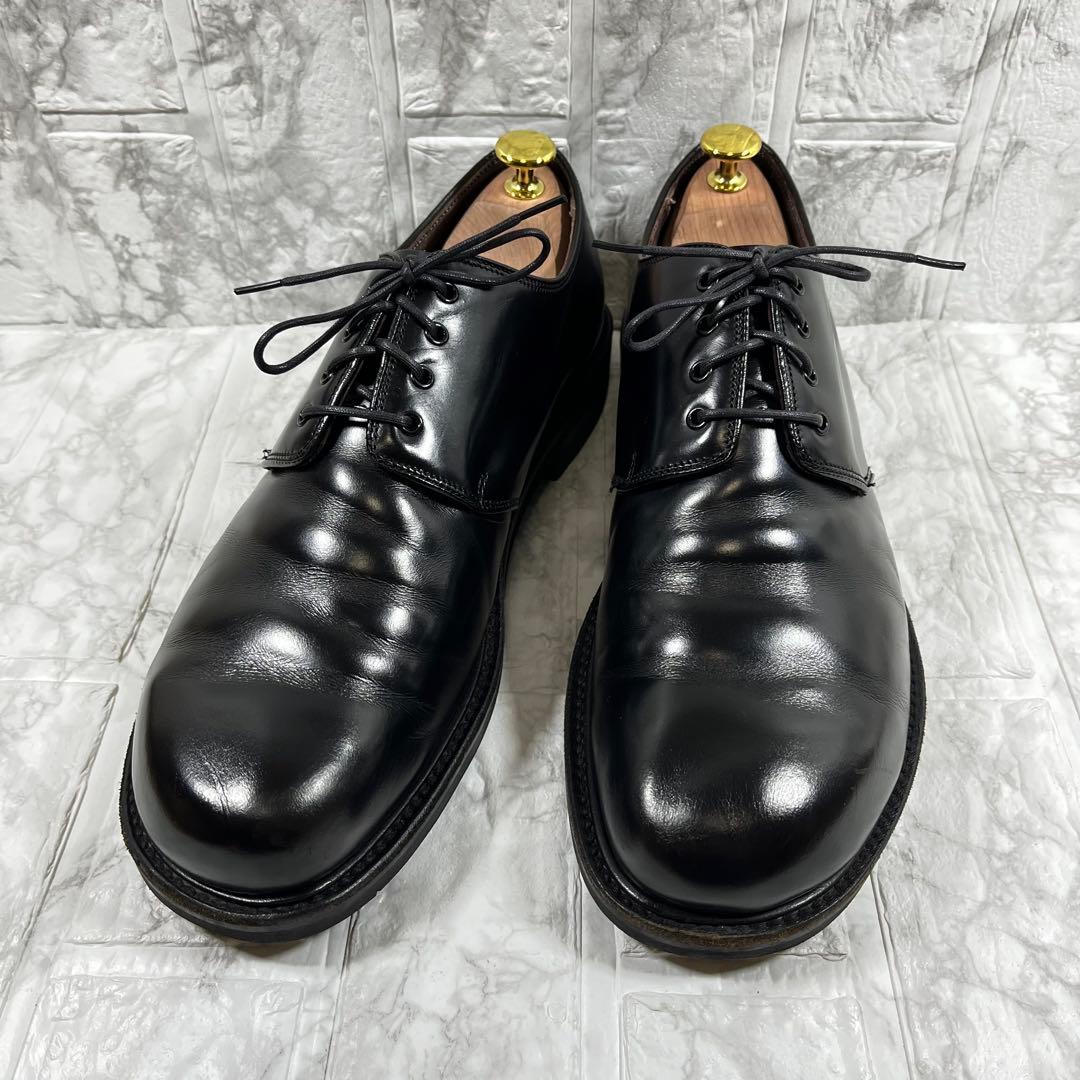 【美品】REGAL プレーントゥ　ダービーシューズ　外羽根　ブラック　27㎝