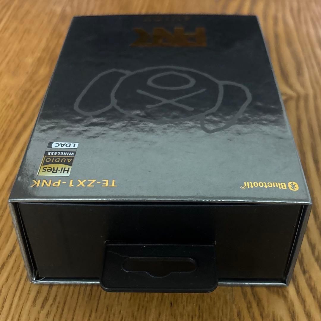 美品 ピアホン7 TE-ZX1-PNK ワイヤレスイヤホン