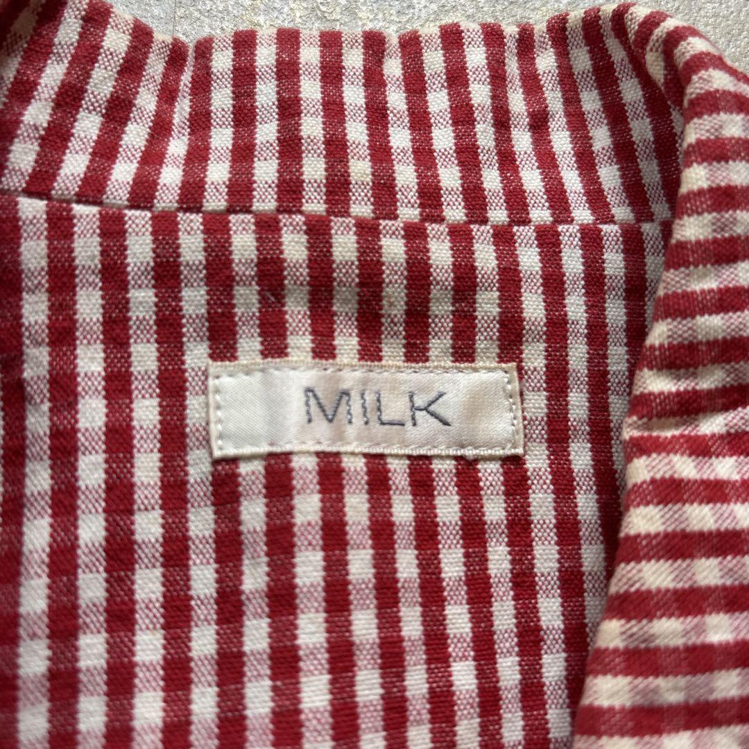 初期 MILK テーラードジャケット チェック MILK BOY ミルク パンク