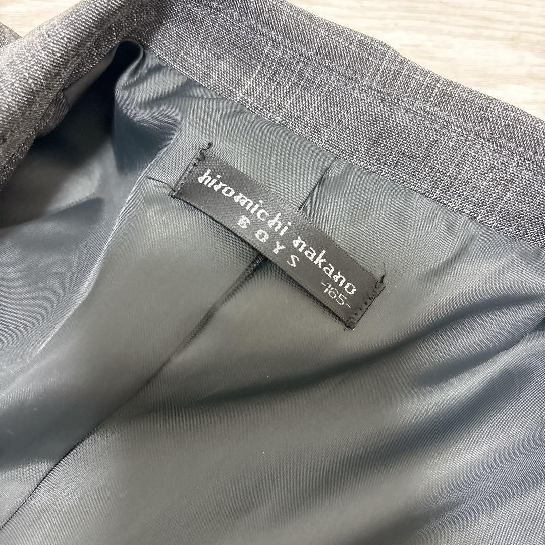 美品 ヒロミチナカノ 165サイズ グレー フォーマルスーツ 子供 セットアップ