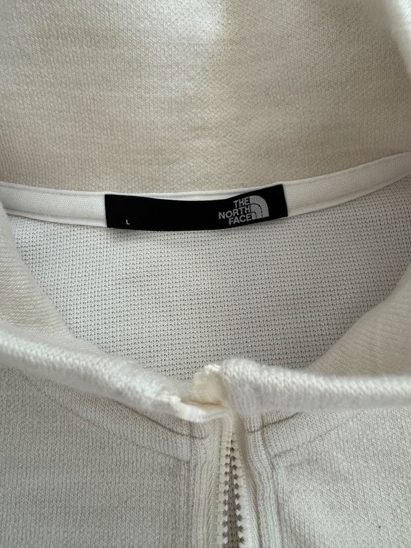 THE NORTH FACE ハーフジップスウェット L ホワイトNT12046