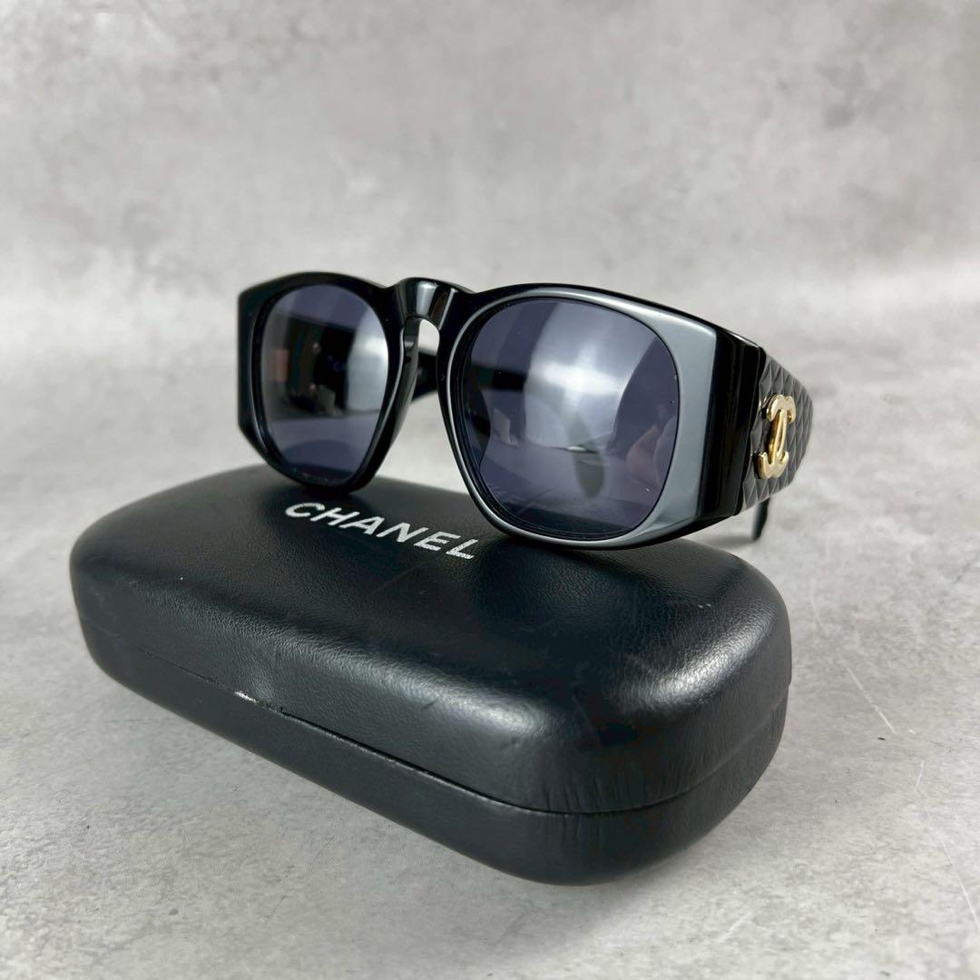 CHANEL シャネル　サングラス　ココマーク　キルティング　ゴールド　238