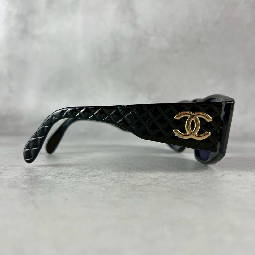 CHANEL シャネル　サングラス　ココマーク　キルティング　ゴールド　238