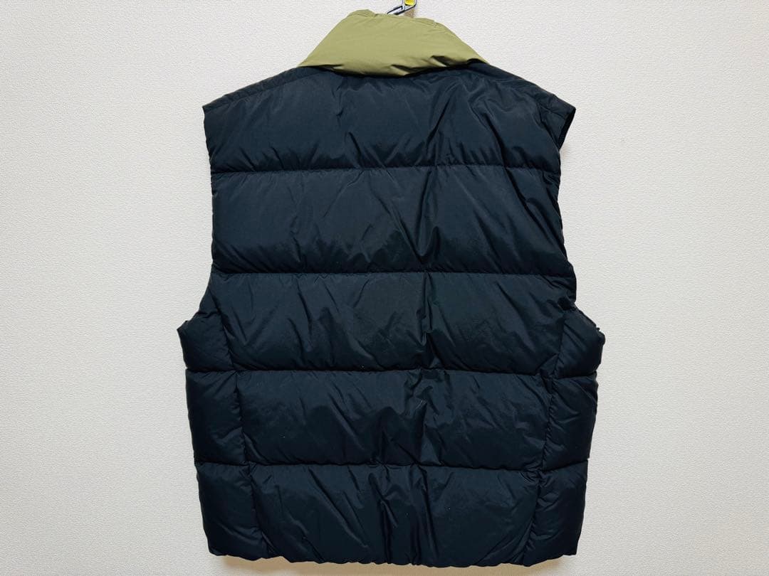 NANGA ダウンベスト 日本XL ブラック・カーキ