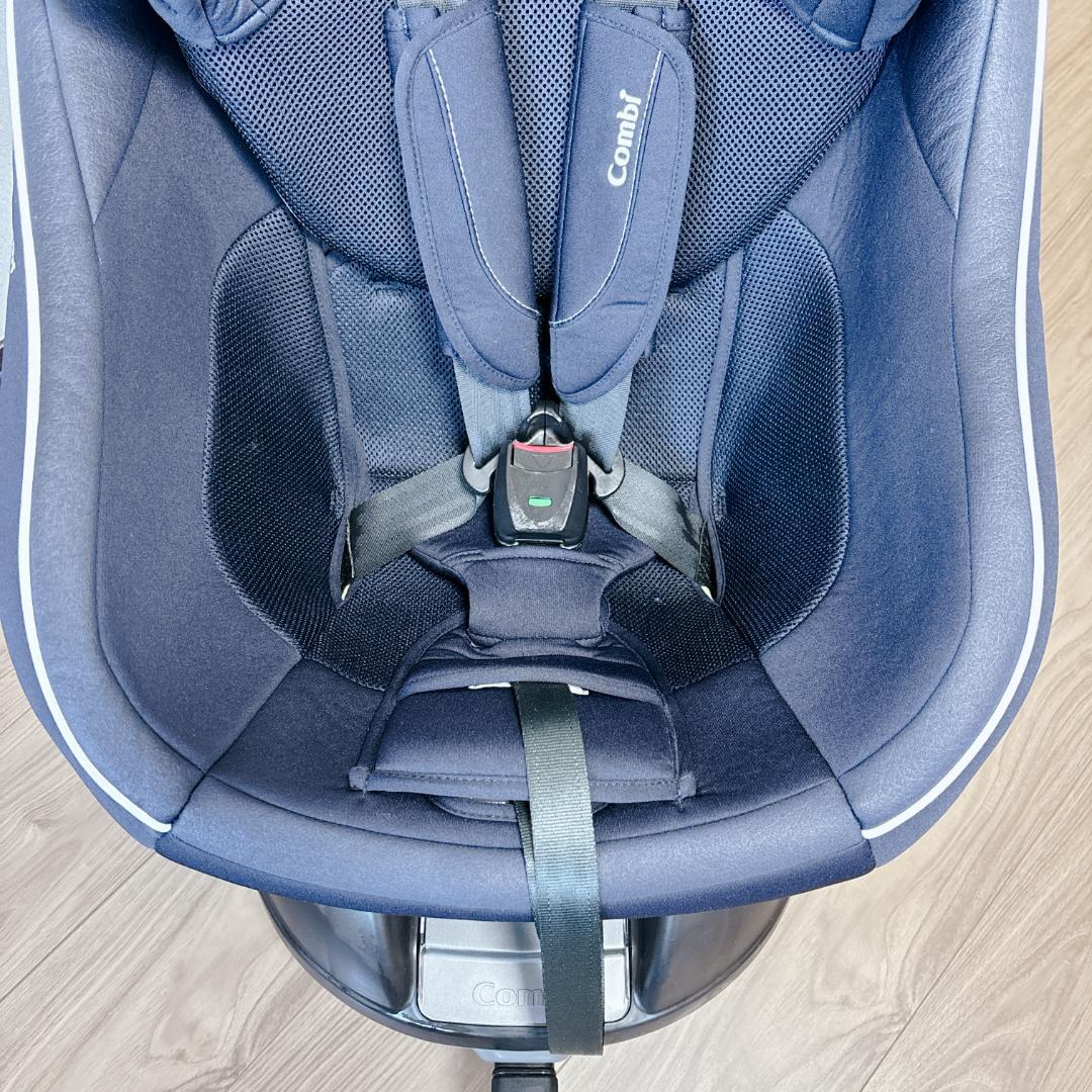 【美品】Combi クルムーヴ スマート ISOFIX JJ-600 回転式