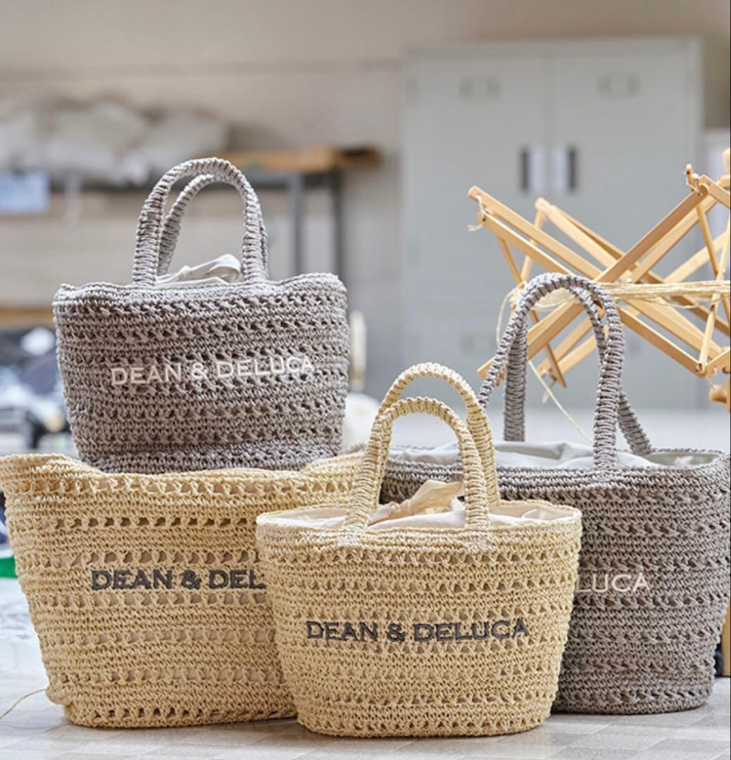 DEAN＆DELUCA×BEAMS COUTURE クロッシェバスケットバッグS