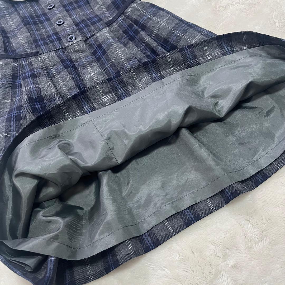 美品✨ファミリア✨フォーマルアンサンブルスーツ120 テリアブローチ