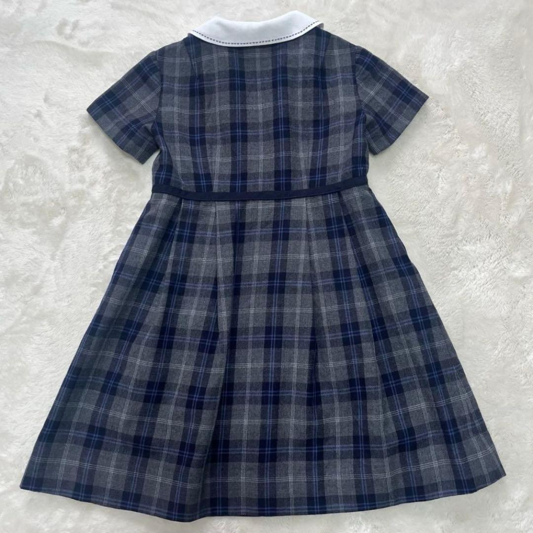 美品✨ファミリア✨フォーマルアンサンブルスーツ120 テリアブローチ