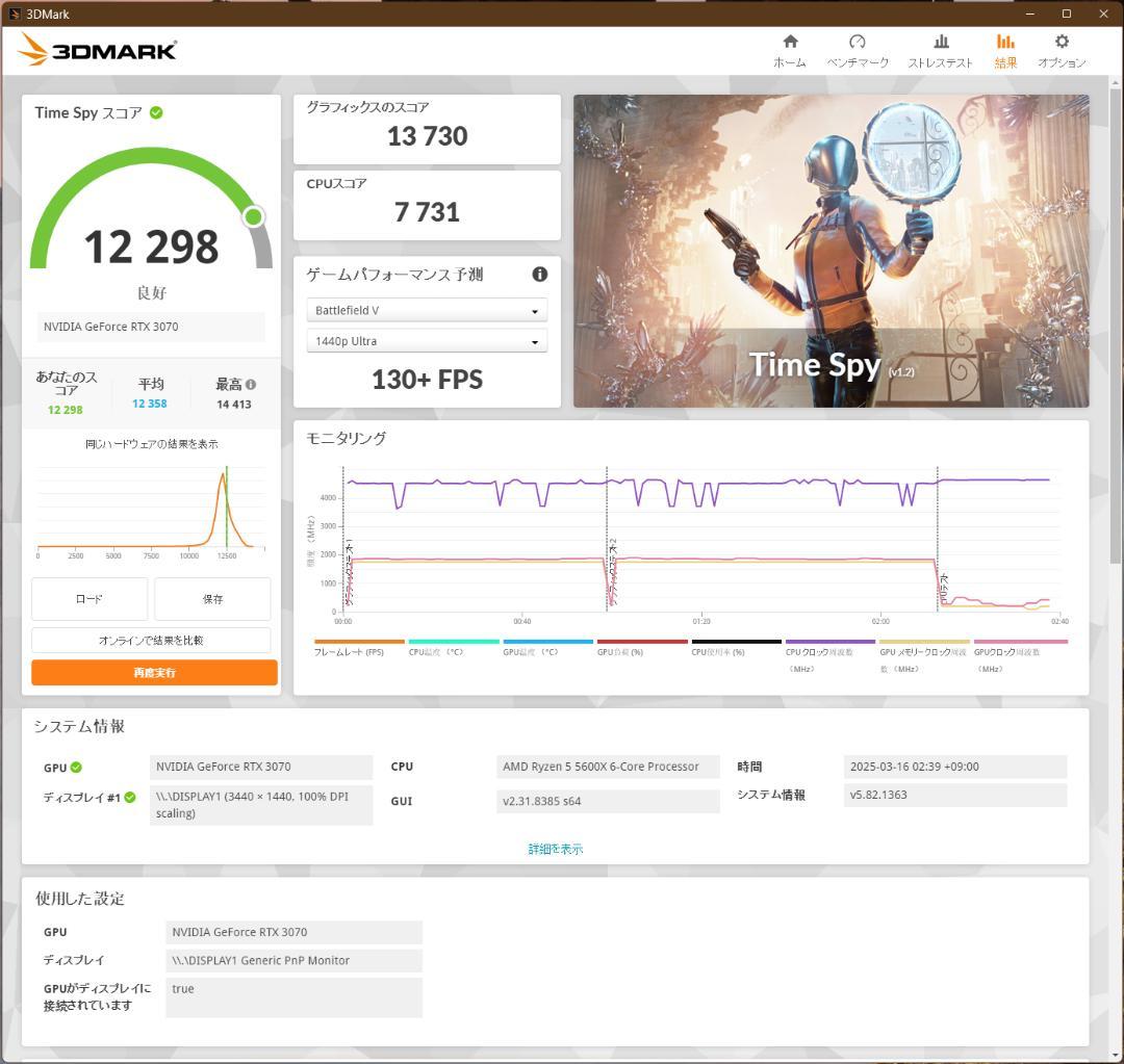 グラフィックボード・グラボ・ビデオカード Palit GeForce RTX 3070 GamingPro OC