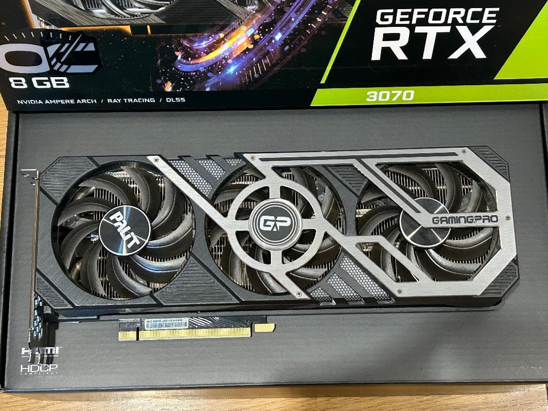 グラフィックボード・グラボ・ビデオカード Palit GeForce RTX 3070 GamingPro OC