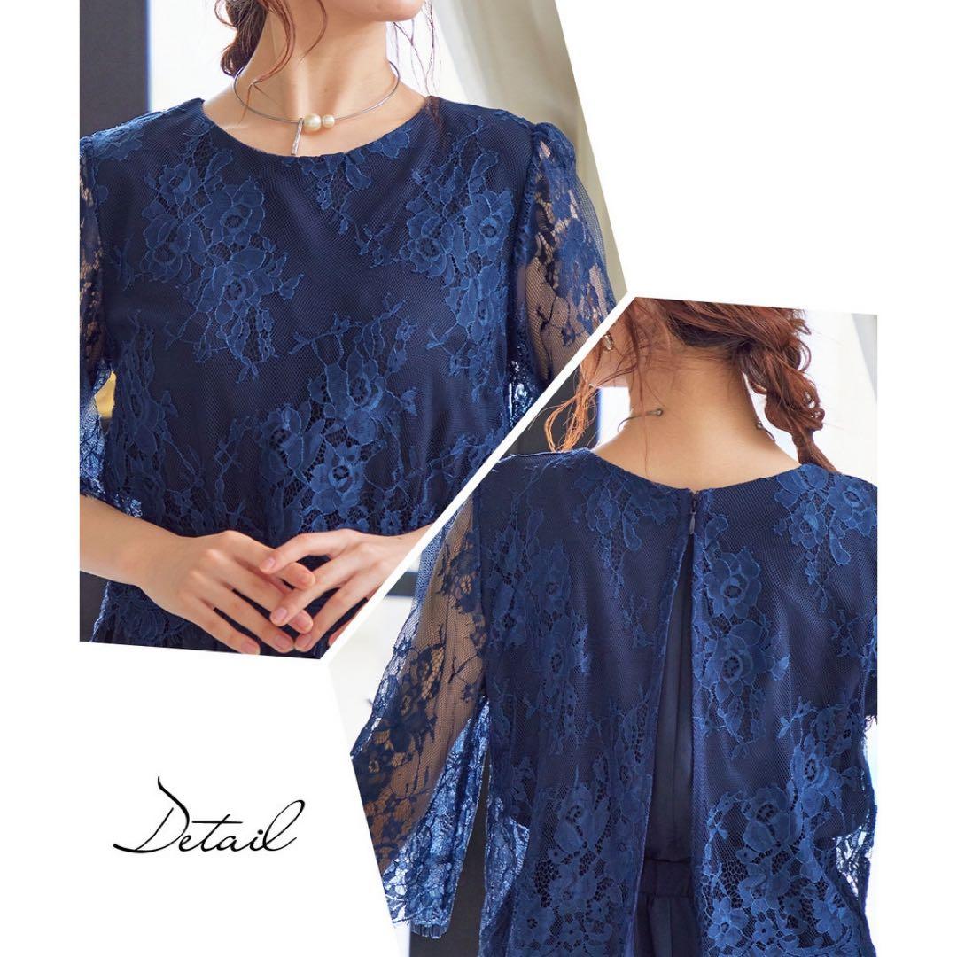 アリノマ レース切替サイドプリーツワンピースドレス&ジャケット パーティードレス